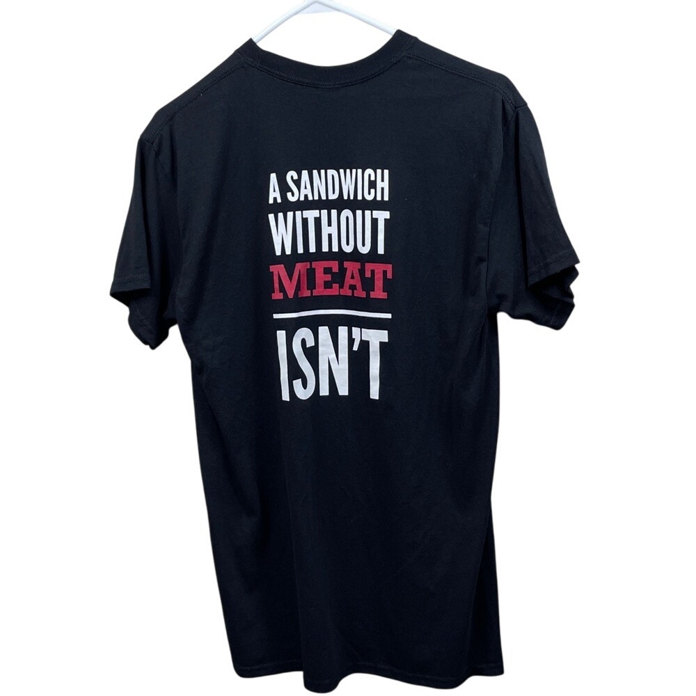 Gildan DryBlend A Sandwich Without Meat Graphic T-Shirt‎ Black Medium
